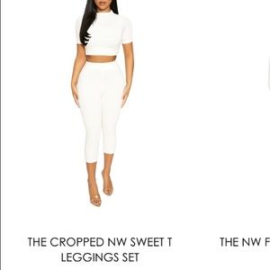 Cropped t NW legging set
